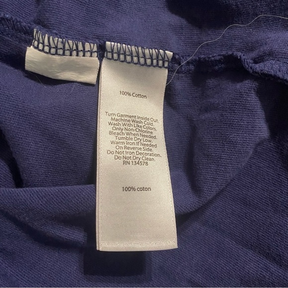 Vineyard Vines Blue Garment Dyed Vintage Whale Pocket T Shirt - Picture 5 of 5